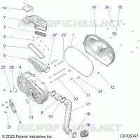 SYSTÃˆME DE TRANSMISSION, CLUTCH COVER AND DUCTING