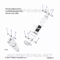 SUSPENSION, SUPPORT AMORTISSEUR , REAR SUSP.
