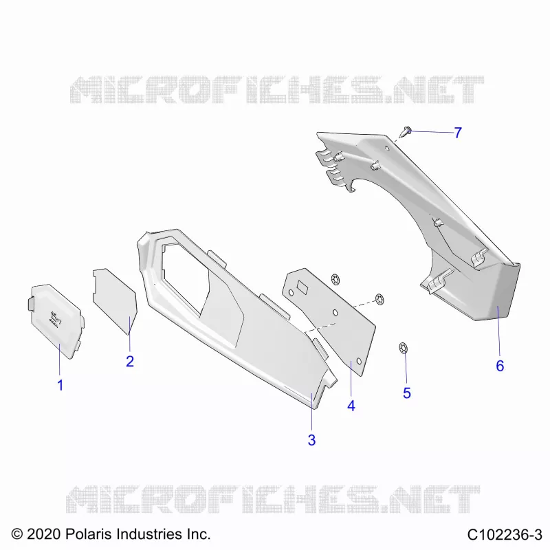 CLOSE OFF PANEL and ACCESS PANEL
