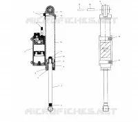 AMORTISSEUR and RESERVOIR (REAR TRACK)(EDGE)