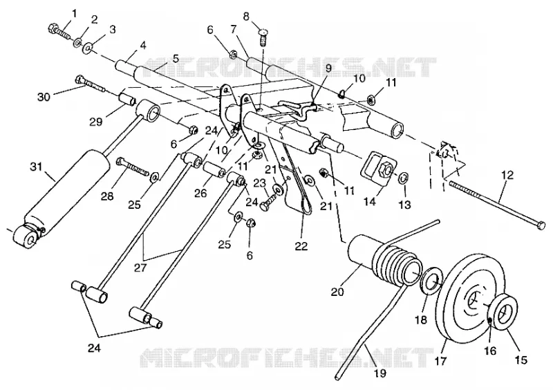 BRAS DE SUSPENSION ARRIERE XCF 0971643 (4938613861B011)