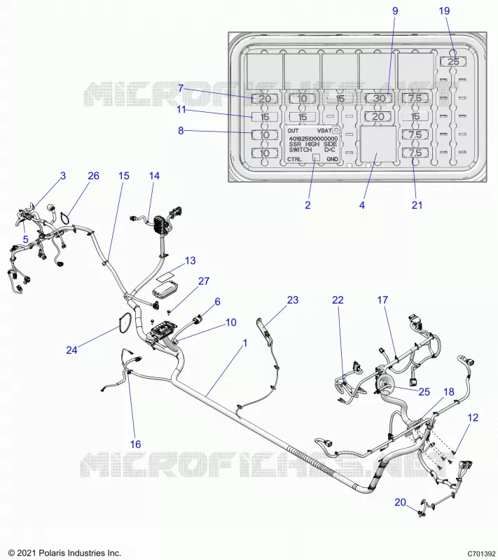 ELECTRICITE, WIRE HARNESS