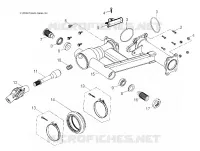 CHASSIS, REAR BRAS OSCILLANT