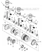 PISTON ET VILEBREQUIN ULTRA 0986778 (4943554355C010)