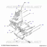 SYSTÃˆME DE TRANSMISSION, MAIN GEARCASE MOUNTING