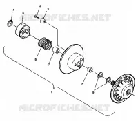 EMBRAYAGE DE TRANSMISSION ASSEMBLY SPORT 0940443 AND SPORT SKS 0940243 (4925052505028A)