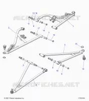 SUSPENSION AVANT CONTROL ARMS