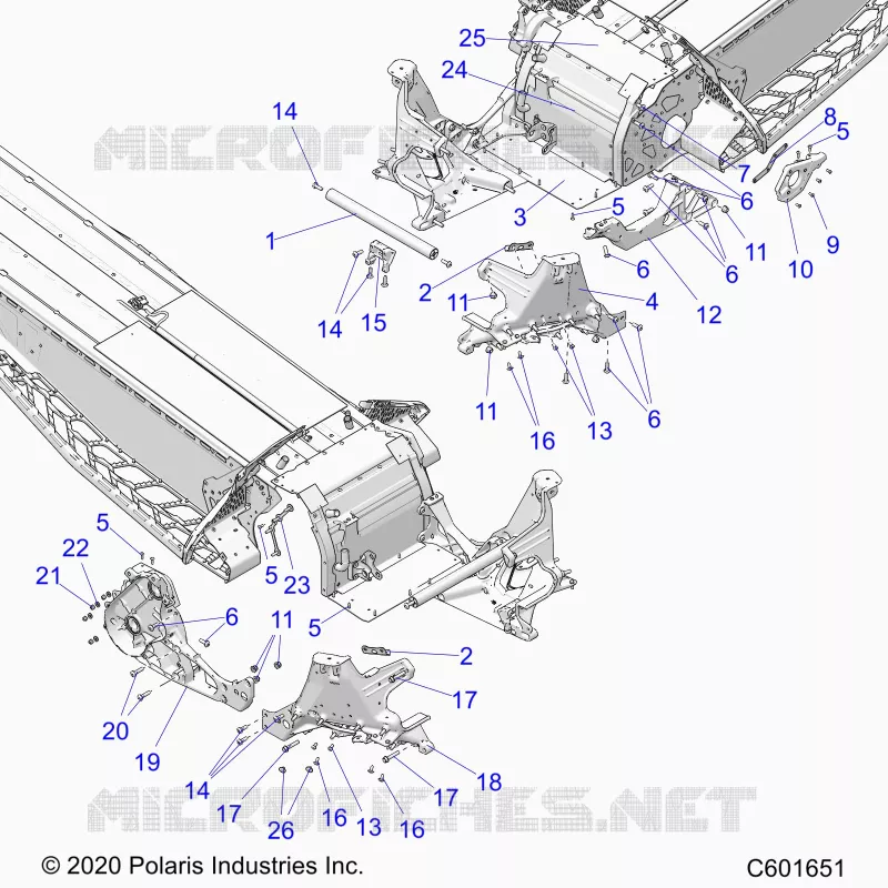 CHASSIS, BULKHEAD ASM.
