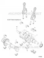 ENGINE, VILEBREQUIN AND BEARINGS