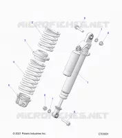 SUSPENSION, AMORTISSEUR AVANT MOUNTING