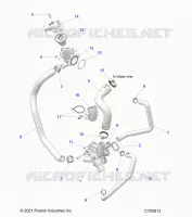 MOTEUR, WATERPUMP AND BYPASS