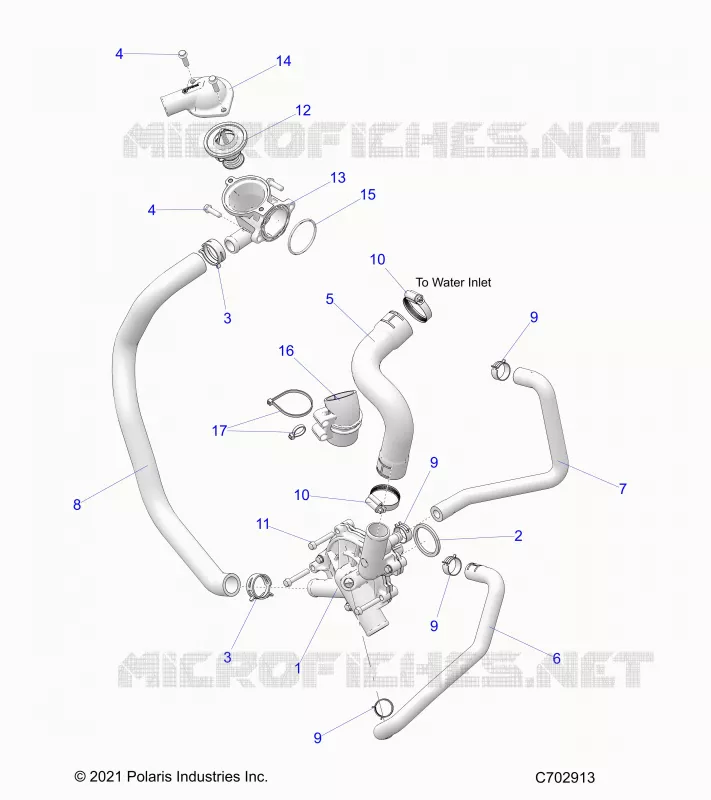 MOTEUR, WATERPUMP AND BYPASS