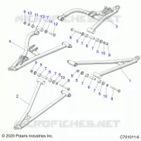 SUSPENSION AVANT CONTROL ARMS