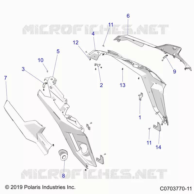 CARROSSERIE ARRIERE FENDERS
