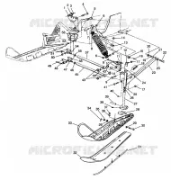 SUSPENSION AVANT AND SKI ULTRA RMK 0960978 (4931683168B001)