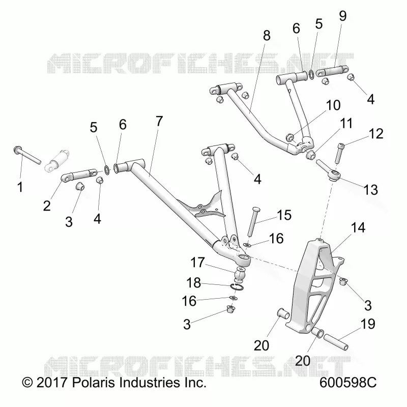 TRIANGLES SUSPENSIONS AVANT 