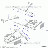 SUSPENSION ARRIERE CONTROL ARMS
