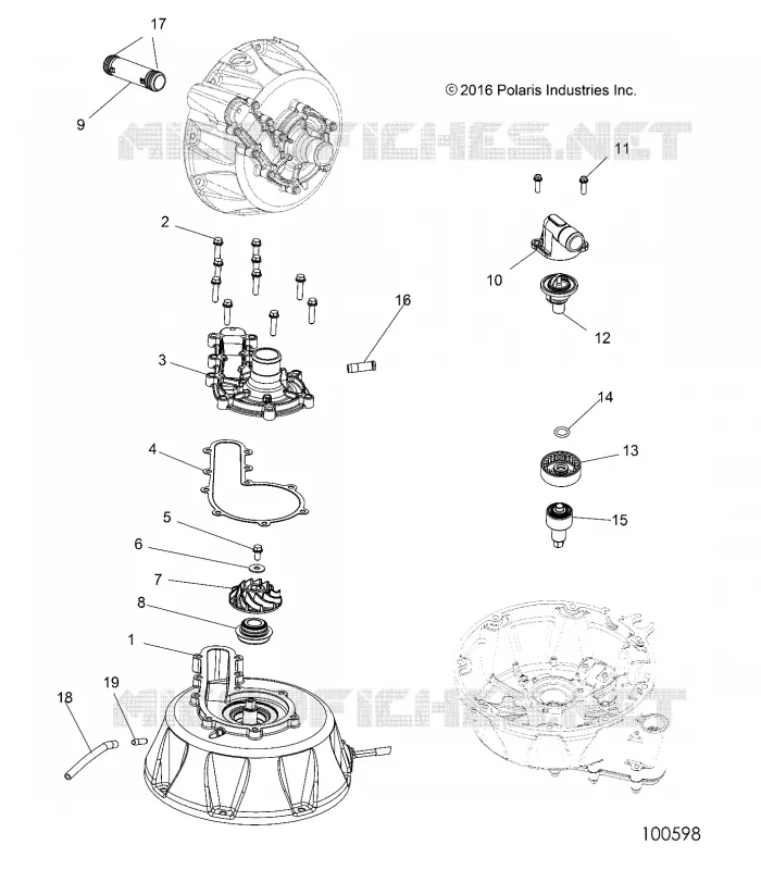 REFROIDISSEMENT SYSTEM AND WATER PUMP