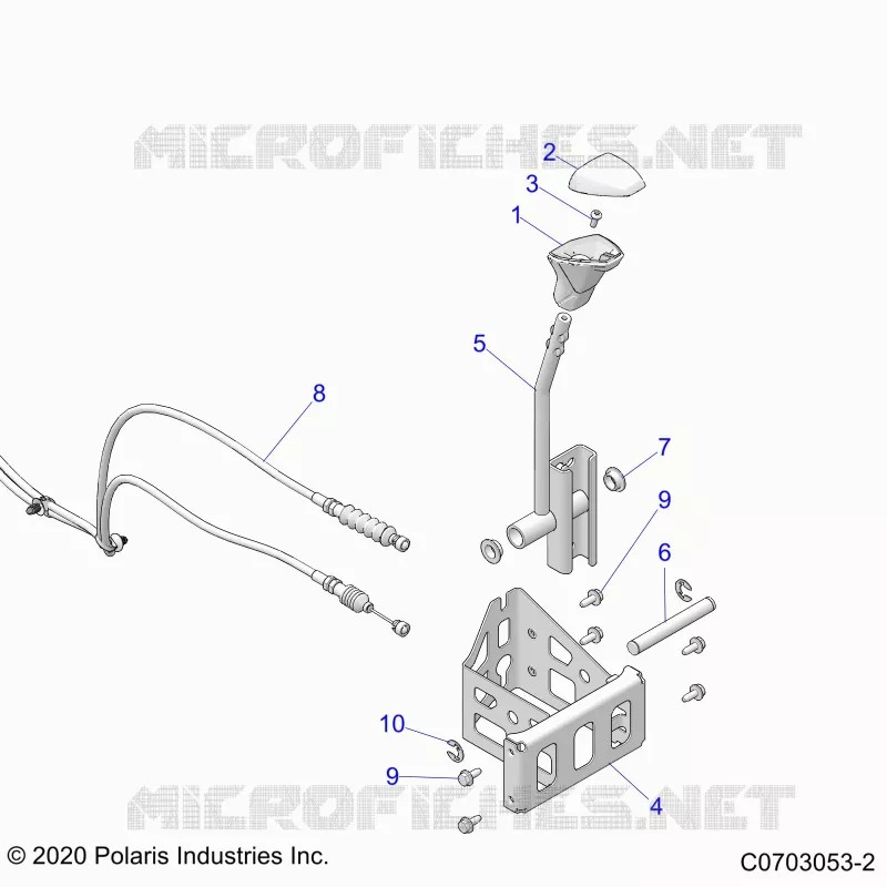 SYSTÃˆME DE TRANSMISSION, GEAR SELECTOR