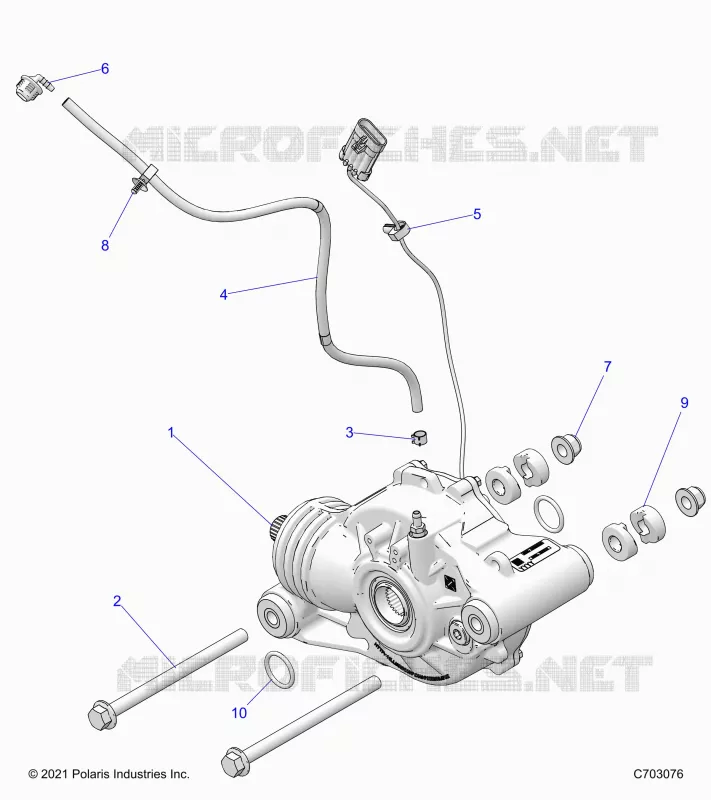 SYSTÃˆME DE TRANSMISSION, FRONT GEARCASE MOUNTING