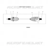 SYSTÈME DE TRANSMISSION, DRIVE SHAFT, FRONT