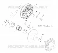 SYSTÈME DE TRANSMISSION, SECONDARY CLUTCH
