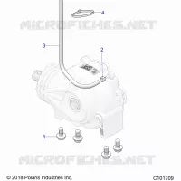 SYSTÃˆME DE TRANSMISSION, GEARCASE MOUNTING, FRONT