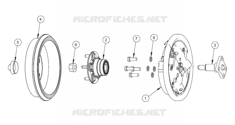 ROUES, COMPONENTS, END, RIGHT REAR