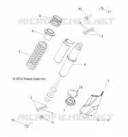 SUSPENSION ARRIERE SUPPORT AMORTISSEUR 