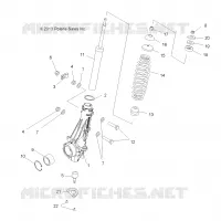 SUSPENSION, JAMBE DE FORCE AVANT