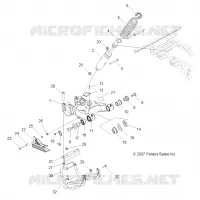 BRAS OSCILLANT and SUPPORT AMORTISSEUR 