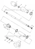 SYSTÈME DE TRANSMISSION SL 700 B974071, INTL. SL 700 I974071, SL 700 DELUXE B974072 AN (4940874087B004)