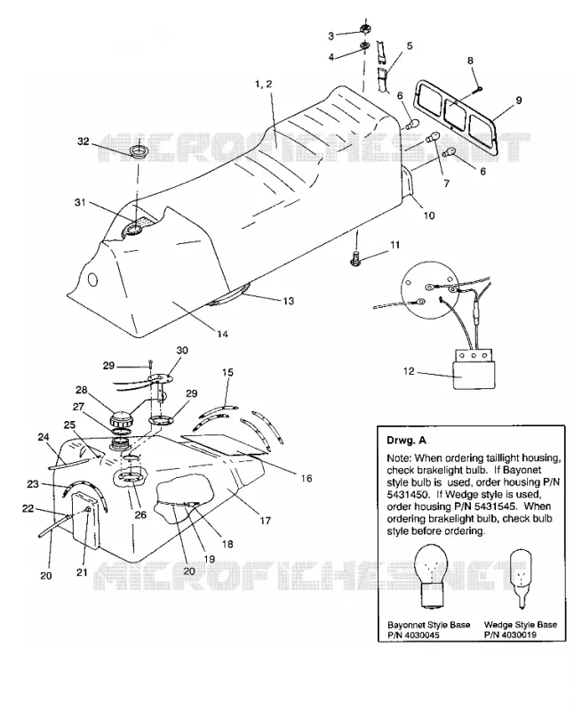 SIEGE ET RESERVOIR CLASSIC TOURING / 0930865 (4922952295005A)
