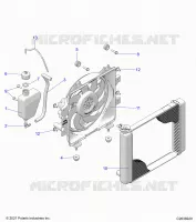 ENGINE, SYSTÃˆME DE REFROIDISSEMENT, RADIATOR, FAN & OVERFLOW BOTTLE