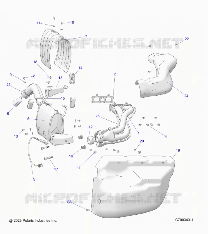 ENGINE, ECHAPPEMENT -R24RSF99AY (C700343-1)