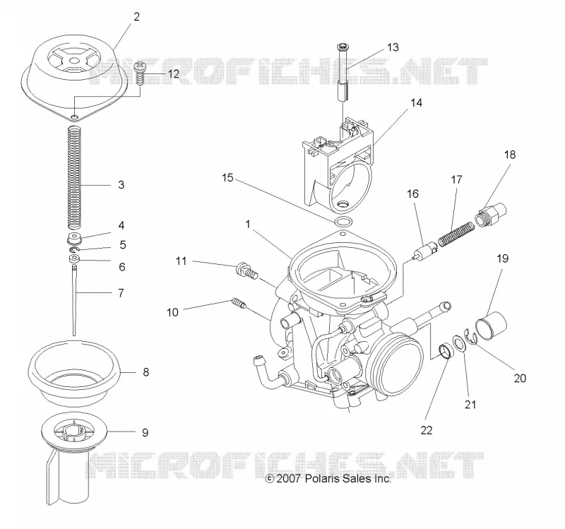 CARBURATEUR SUPERIEUR