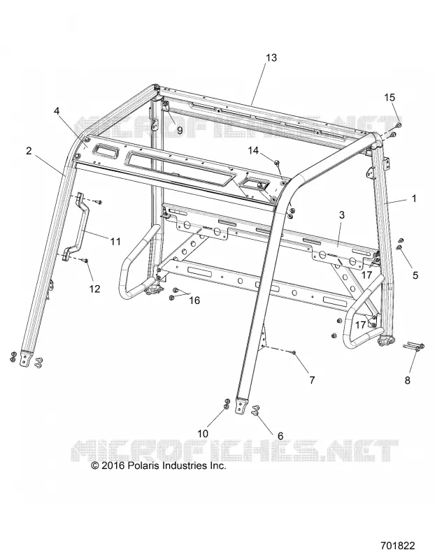 CHASSIS, CAB CADRE
