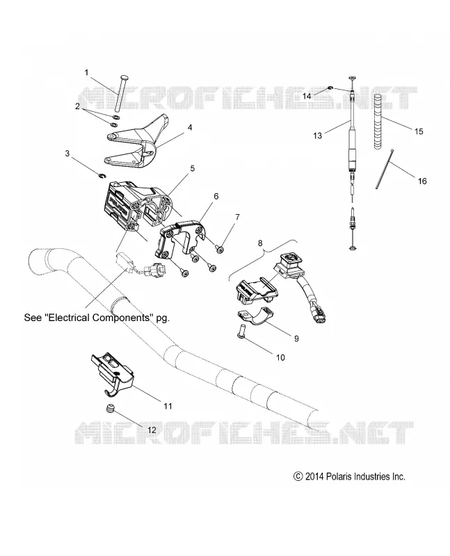 MOTEUR, ACCELERATEUR CONTROL ASM.