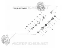 SYSTÈME DE TRANSMISSION, PONT PRINCIPAL INTERNALS