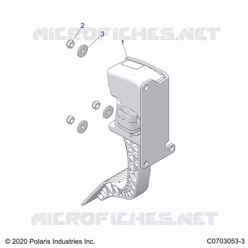 ENGINE, PEDALE D'ACCELERATEUR