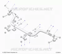 SUSPENSION, REAR, BARRE STABILISATRICE