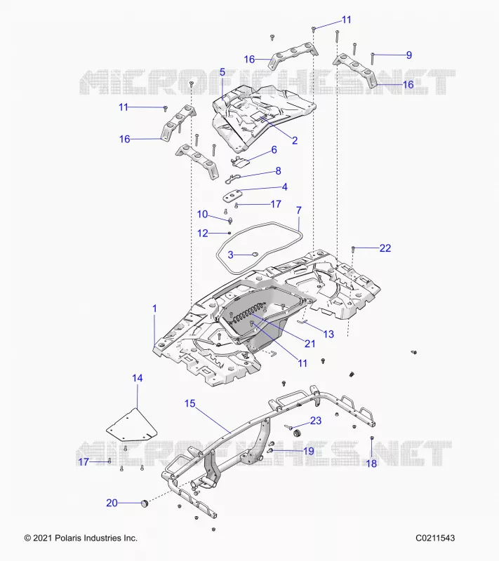 CARROSSERIE ARRIERE RACK