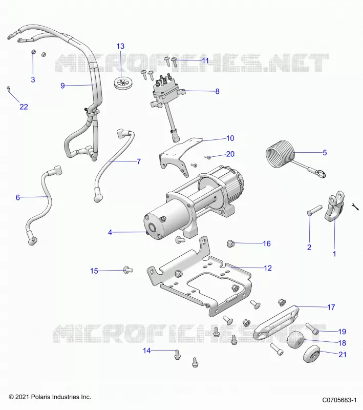 CHASSIS, TREUIL