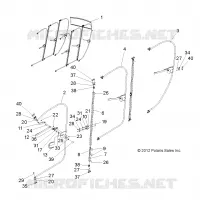 DOOR CADRED CANVAS 6 PASSENGER