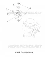 MOTEUR, CARBURATEUR BRACKET