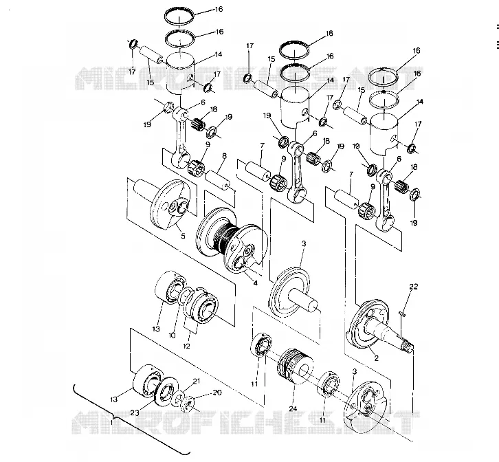 PISTON AND VILEBREQUIN 650 (4914131413030A)