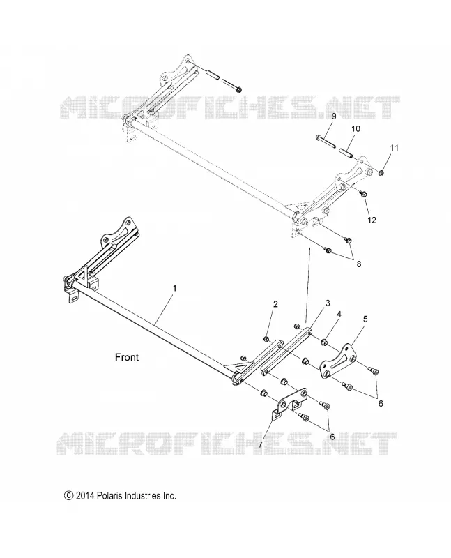 CHASSIS, CAPOT HINGE MOUNTING