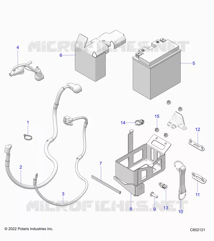 ELECTRICITE, BATTERY/BOX AND CABLES
