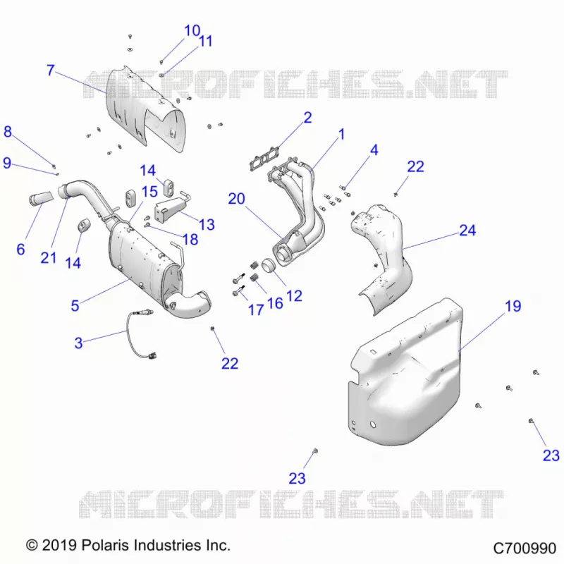 ENGINE, ECHAPPEMENT