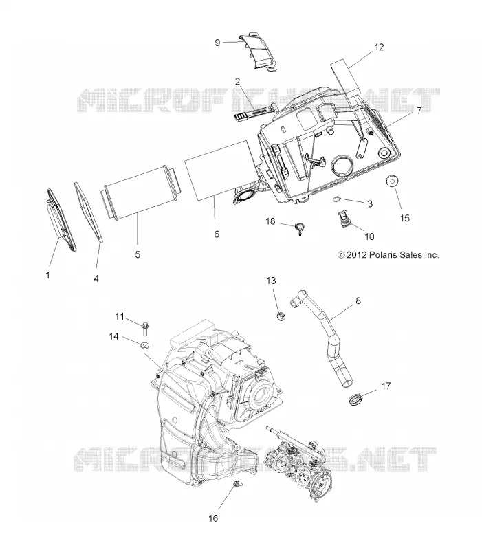 MOTEUR, PRISE D'AIR